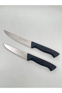 Solingen Ritter 13-15 cm Plastik Saplı Paslanmaz Çelik 2 Parça Mutfak Bıçak Seti