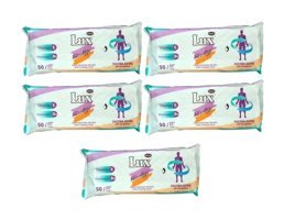 Lux Hasta 50 Yaprak 5'li Paket Vücut Temizleme Mendili