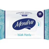 Mendiva 56 Yaprak 5'li Paket Islak Mendil