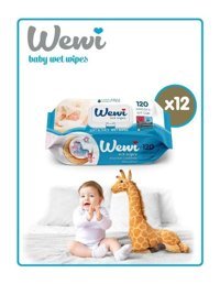 Wewi Baby 120 Yaprak 12'li Paket Islak Mendil