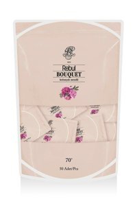 Rebul Bouquet Kolonyalı 50 Yaprak Islak Mendil