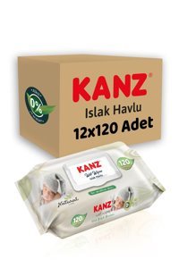 Kanz 120 Yaprak 12'li Paket Islak Mendil