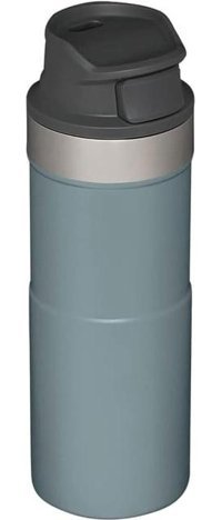 Stanley Classıc Trıgger-actıon Paslanmaz Çelik 350 ml Bardak Outdoor Termos Buz Mavisi