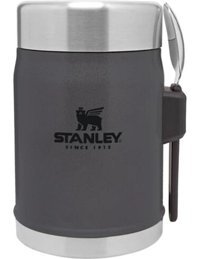 Stanley Klasik Paslanmaz Çelik 0.4 lt Yemek Outdoor Termos Antrasit