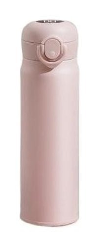 Lebeigo Akıllı Sıcaklık Göstergesi Paslanmaz Çelik 500 ml Matara Outdoor Termos Pembe