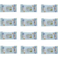 Bebiko Vip Baby Jumbo Pack Kremli 120 Yaprak 12'li Paket Islak Mendil
