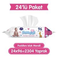 Paddlers 96 Yaprak 24'lü Paket Islak Mendil
