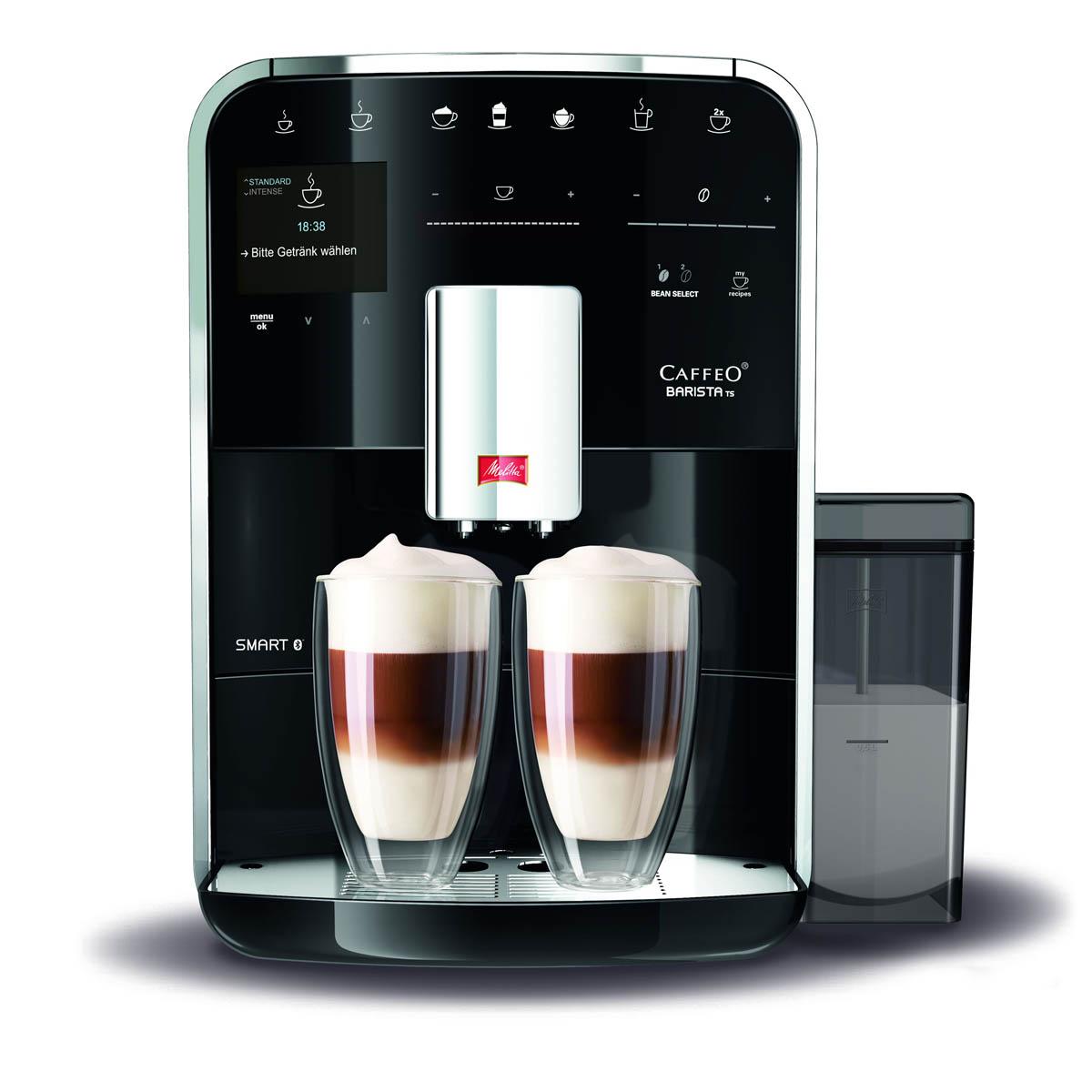 Melitta Ts Smart 1450 W Çelik Kapsülsüz Öğütücülü Tam Otomatik Espresso Makinesi Siyah