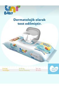 Uni Baby Aktif Sensitive 90 Yaprak 24'lü Paket Islak Mendil