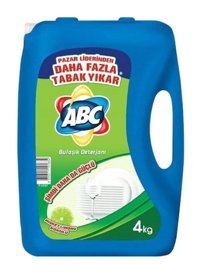 ABC Limon Kokulu El Bulaşık Deterjanı 4x4 lt