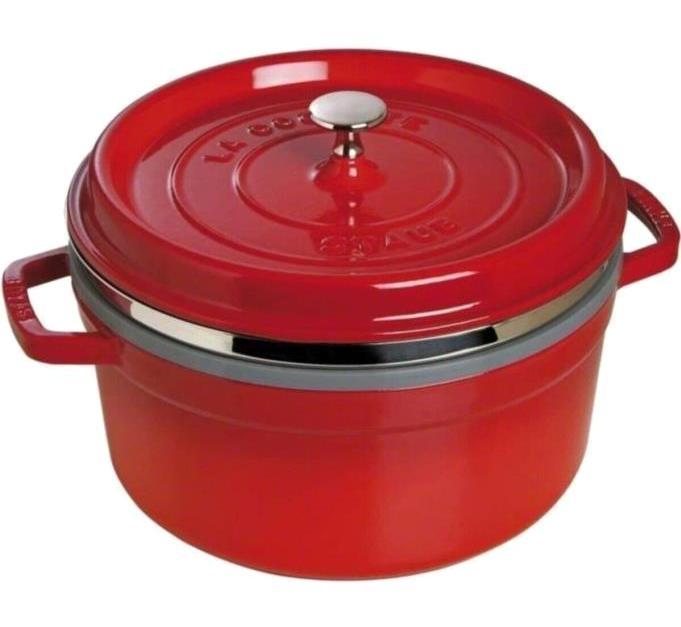 Staub La Cocotte Döküm 2 Parça 26 cm Döküm Derin Tencere