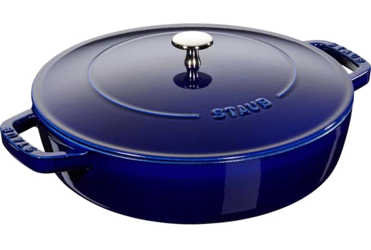 Staub La Cocotte Döküm 2 Parça 28 cm Döküm Basık Karnıyarık Tenceresi