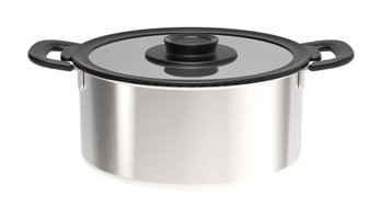 Fiskars Cam 2 Parça 14 cm Paslanmaz Çelik Derin Tencere