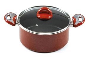 Taç Cam 2 Parça 22 cm Granit Derin Tencere