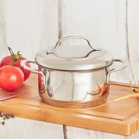 Emsan Compact Mini Paslanmaz Çelik 3 Parça 12 cm Paslanmaz Çelik Derin Tencere