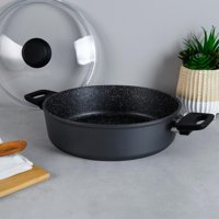 Aryıldız Truecook Cam 2 Parça 28 cm Granit Basık Karnıyarık Tenceresi