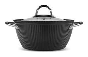 Karaca Bio Lopus Cam 2 Parça 22 cm Bio Granit Derin Tencere