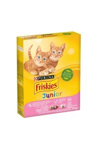 Friskies Tavuk Süt ve Sebze Aromalı Tahıllı Yavru Kedi Maması 3x300 gr