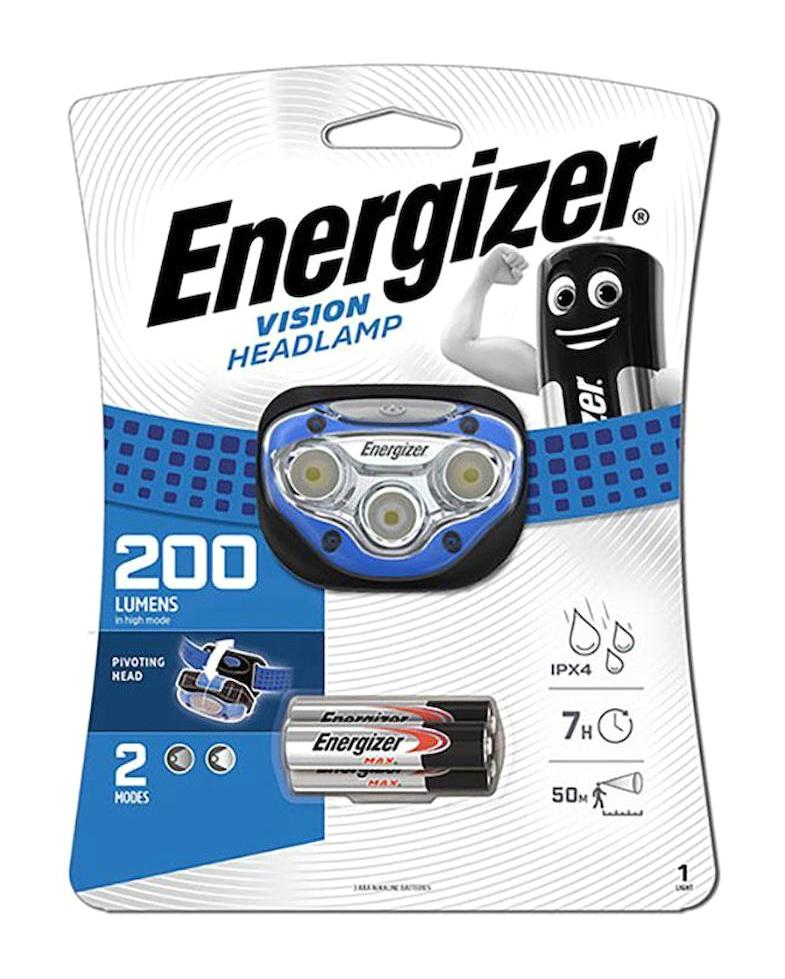 Energizer Basmalı 200 Lümen LED Pilli Kafa Feneri