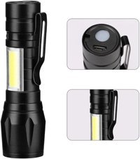 Single Sword Basmalı LED Şarjlı El Feneri
