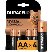 Duracell 9 V AA / Kalem Pil 4'lü
