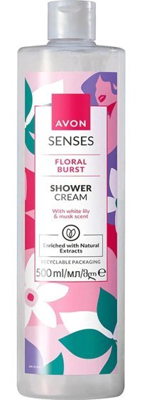 Avon Senses Misk-Zambak Vegan Duş Jeli 500 ml