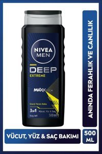 Nivea Men Erkek Deep Extreme Koyu Baharat Nemlendirici Duş Jeli 500 ml