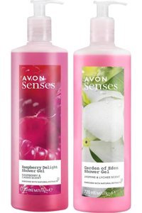 Avon Senses Karışık Vegan Duş Jeli 2x720 ml