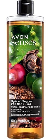 Avon Senses Kakule-Karabiber Vegan Duş Jeli 500 ml