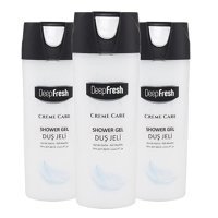 Deep Fresh Cream Care Baobap Yağı Nemlendirici Vegan Duş Jeli 3x500 ml