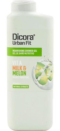 Dicora Urban Fit A Vitaminli Kavun-Süt Nemlendirici Vegan Duş Jeli 400 ml