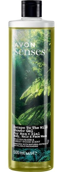 Avon Senses Escape to the Wild Nane Özü Vegan Duş Jeli 500 ml