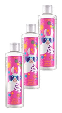 Avon Lama Dude Naturals Çilekli Nemlendirici Vegan Duş Jeli 3x250 ml