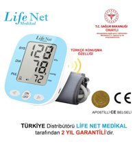 Nikadu Kf-65a 2 Kullanıcı 192 Ölçüm Konuşan Dijital Koldan Tam Otomatik Tansiyon Aleti