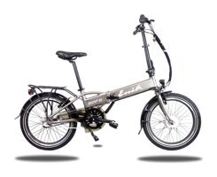 Enik Bikes 250 W 50 Km 20 Jant 7 Vites Katlanır Şehir / Tur Elektrikli Bisiklet Gri