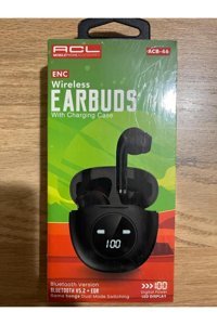 Acl Acb-46 Kulak İçi Kablosuz Bluetooth Kulaklık Siyah