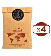 Asude Hanım Sade Orta Kavrulmuş Türk Kahvesi 4x90 gr