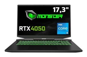 Monster Abra A7 V14.5.3 Harici GeForce RTX 4050 Intel Core i5 13500H 16 GB DDR4 500 GB 17.3 inç FHD Windows 11 Home Gaming Notebook