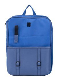 Minbag Aspen Düz Üç Gözlü Polyester 13 inç Sırt Çantası Laptop Çantası Lacivert
