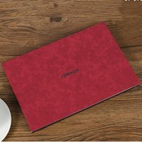 GubisiStore Düz Tek Gözlü Deri 16 inç Laptop Kılıfı Kırmızı