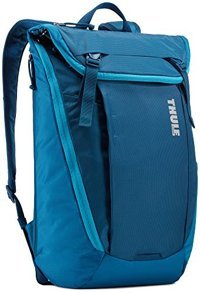 Thule Enroute Baskılı İki Gözlü Kumaş Sırt Çantası Laptop Çantası Mavi