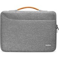 Tomtoc Defender A22 Baskılı Tek Gözlü Kumaş 14 inç Laptop Kılıfı Gri
