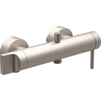 Vitra Origin A4261934 Krom Çiftli Aç Kapa Dereceli Yarı Ankastre Banyo Bataryası Nikel