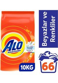 Alo Kar Çiçeği Beyazlar İçin Toz Deterjan 10 kg