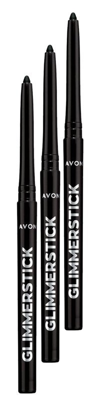 Avon Glimmersticks Asansörlü Mat Akmayan Siyah Göz Kalemi 3 Adet