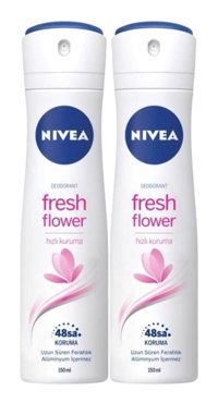 Nivea Sprey Kadın Deodorant 2x150 ml