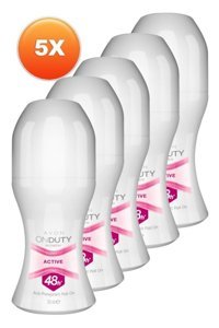 Avon OnDuty Active Roll-On Kadın Deodorant 5×50 ml