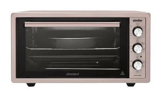 Simfer M4509 45 lt Izgaralı Fanlı Midi Fırın Rose Gold