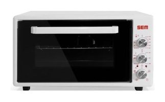 Sem SC-4602 46 lt Izgaralı Fanlı Midi Fırın Beyaz