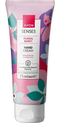 Avon Senses Zambak Kuru Ciltler Organik Vegan Parfümsüz El Kremi 75 ml